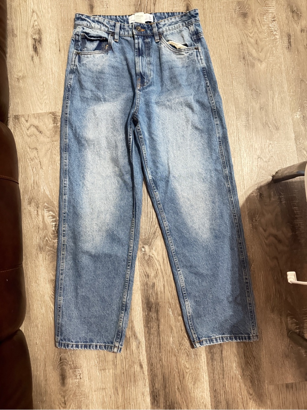 Paper denim & Cloth 32x30 Classic Men’s Light Blue Straight-Leg Jeans